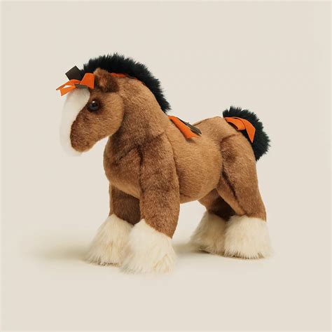 hermes plush horse|Hermy plush horse, small model .